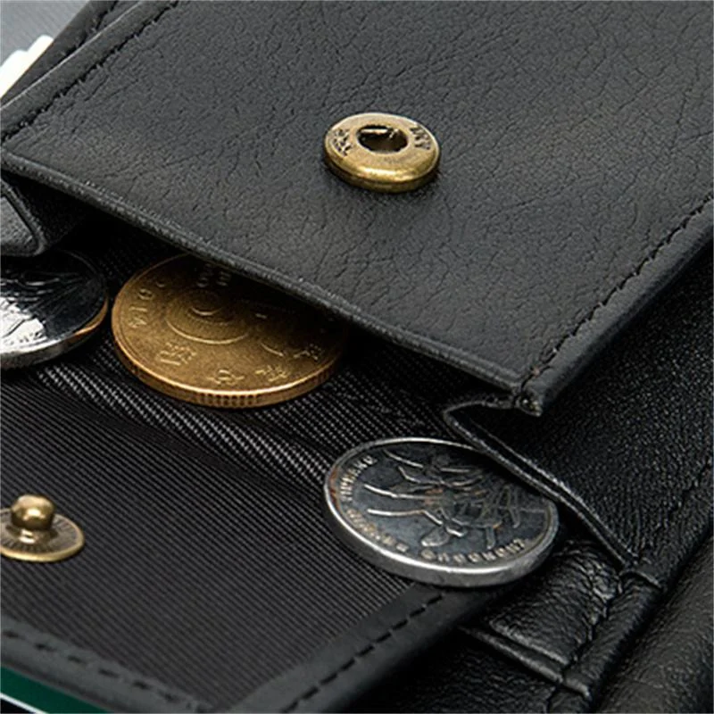 Fashion Antimagnetic Wallet Leather Multifunctional Coin Purse