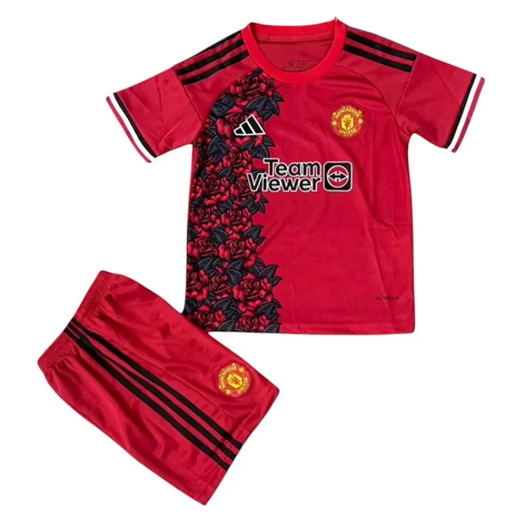 Kids Manchester United x Stone Roses Joint Jersey