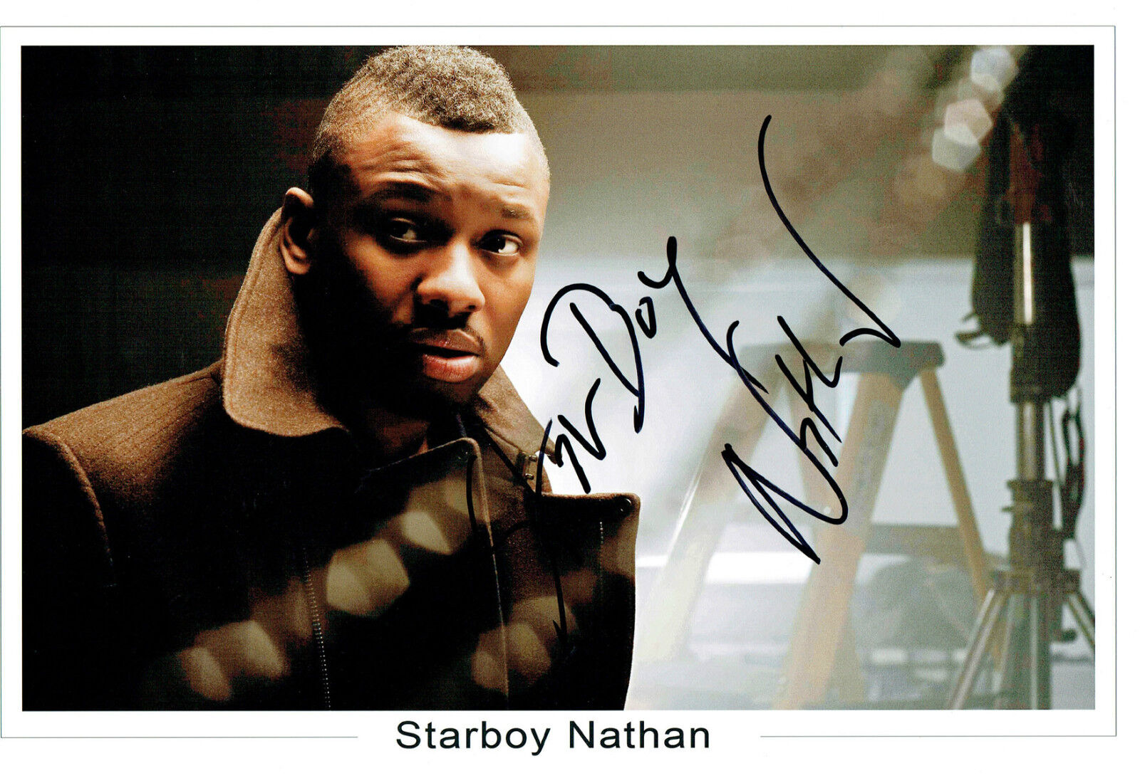 Starboy NATHAN SIGNED Autograph 12x8 Photo Poster painting AFTAL Diamonds Come into my Room