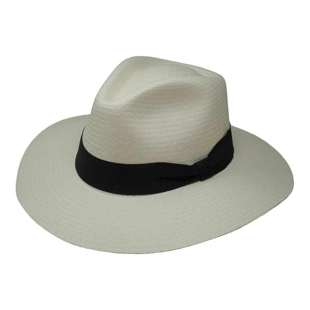 The Safari - Wide Brim Teardrop Panama Hat - Harder Wearing-FREE SHIPPING