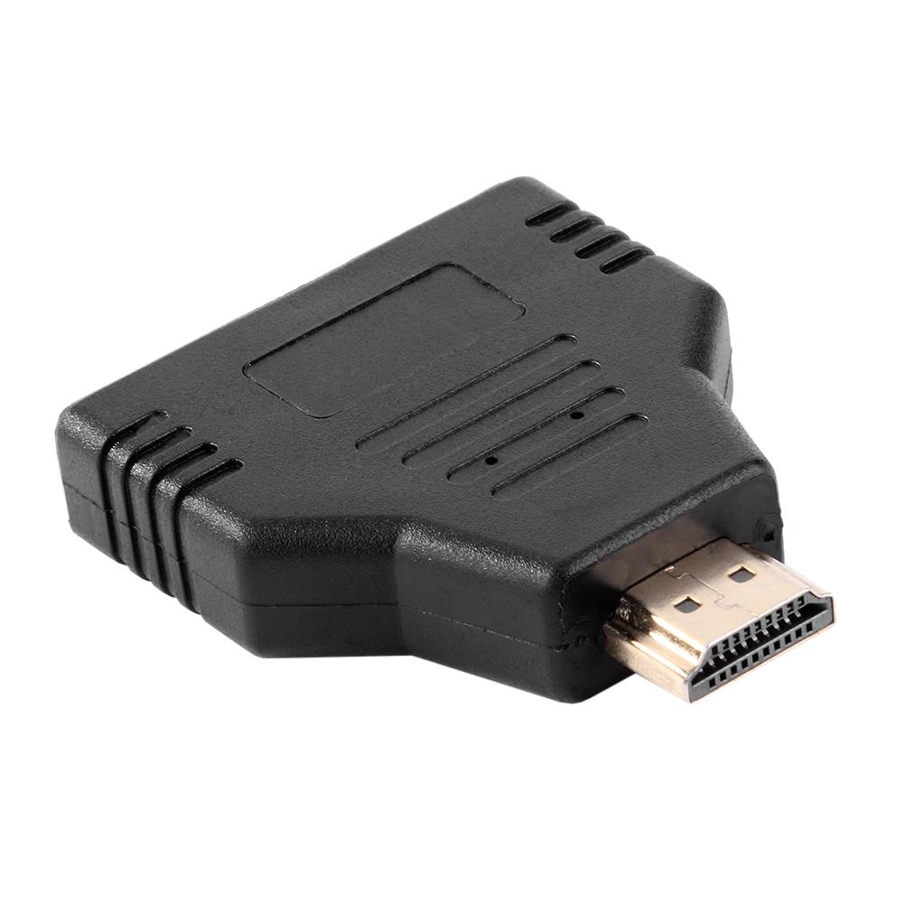 

HDMI Port Male to 2 HDMI Female 1 In 2 Out 1080P Splitter Adapter Converter, 501 Original