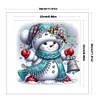 (Multi-Style) Cute Snowman-18CT Stamped Cross Stitch 30*30cm/11.81*11.81in tapestrymarket