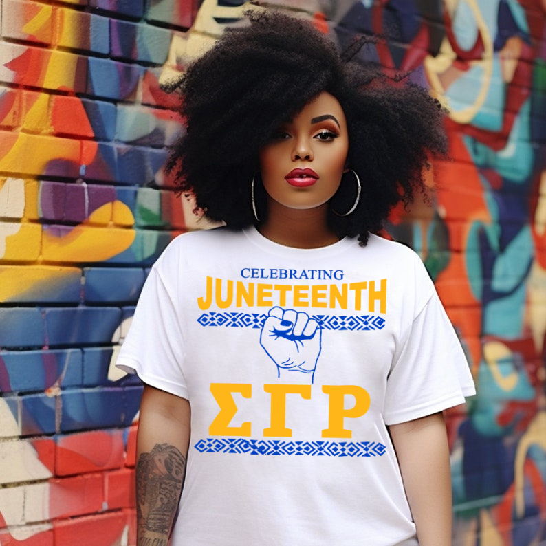 Celebrate Juneteenth Sigma Gamma Rho T-shirt