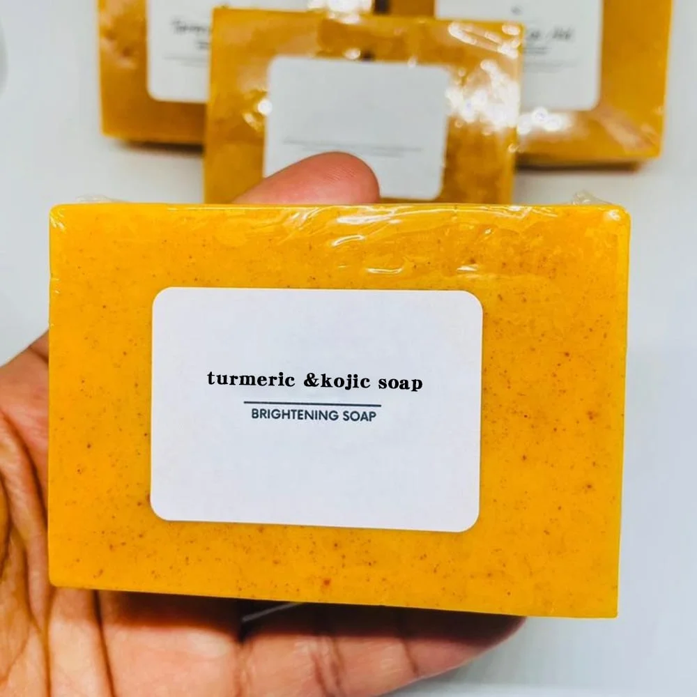 🔥Hot Sale 49% OFF🎁Honey Glow Lemon Turmeric  Kojic Acid Brightening Soap