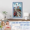 (US Local)Lighthouse-11CT Stamped Cross Stitch Kit(40x70cm)