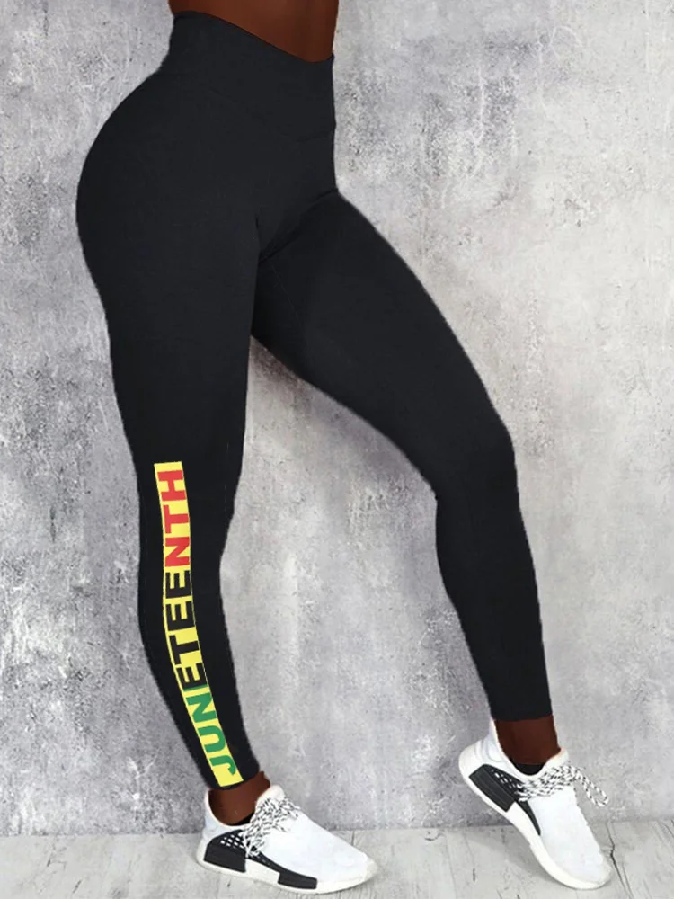 Juneteenth Freedom Day Casual Leggings