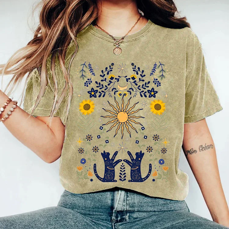 Eagerlys Sun And Moon T-shirt Eagerlys