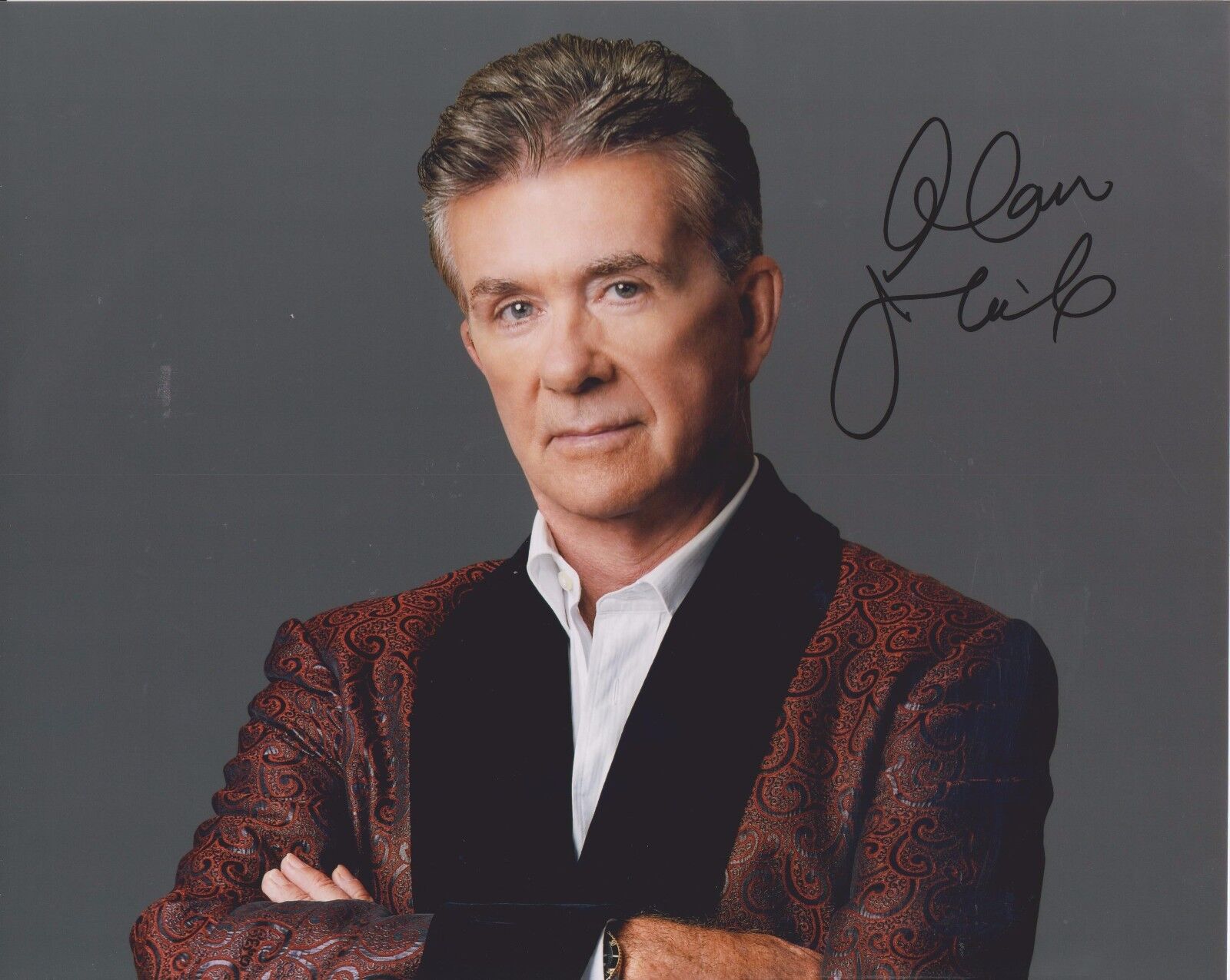 Alan Thicke Growing Pains 2 Original Autographed 8X10 Photo Poster painting