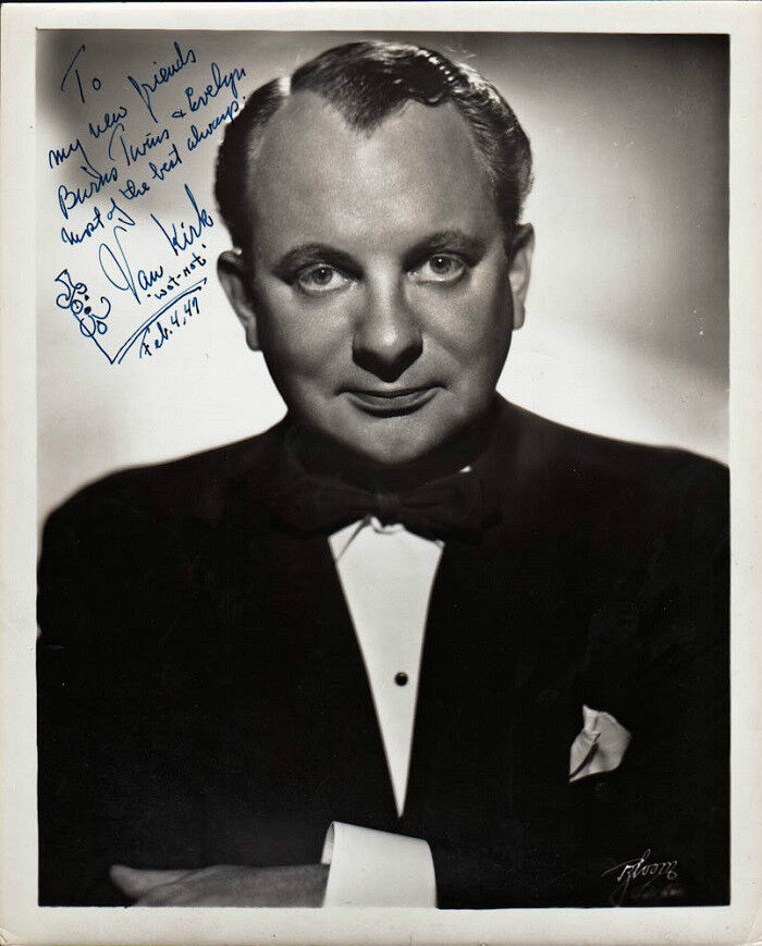 Vaudeville? Vintage VAN KIRK Signed Photo Poster painting - Wot-Not - 1947