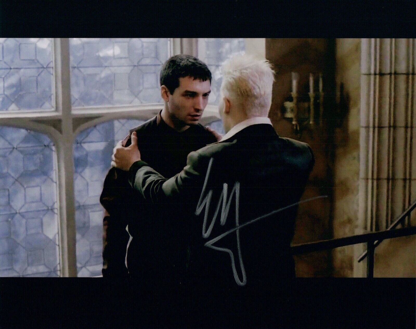 Ezra Miller Signed 8x10 Photo Poster painting FANTASTIC BEASTS Credence Barebone COA B3