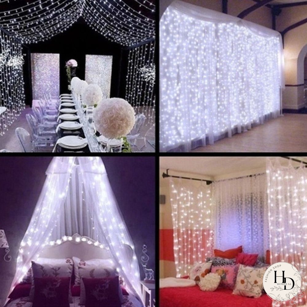 Upgrade Fairy Light Strings Christmas Wedding Party Decor Curtain String Light