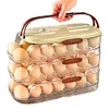 Multi Layer Drawer Style Egg Storage Box Automatic Rolling Stackable Egg Dispenser Kitchen Fresh Keeping Box Storage Artifact