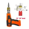 Magnetic Ratchet Screwdriver Set with 14 Bits Easy Handling and Secure Grip