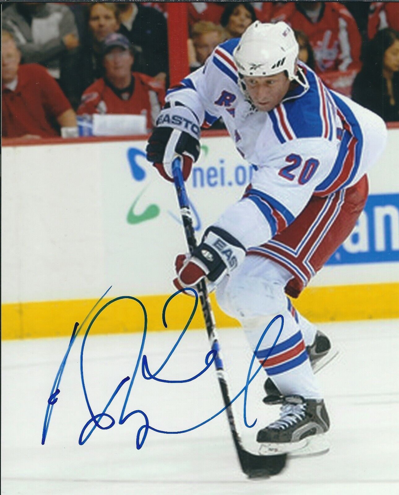 Autographed VINNY PROSPAL New York Rangers 8x10 Photo Poster painting - w/COA