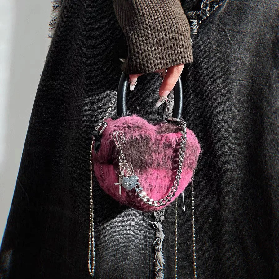 Danccia " Wool Plaid  "  CROSSBODY BAG