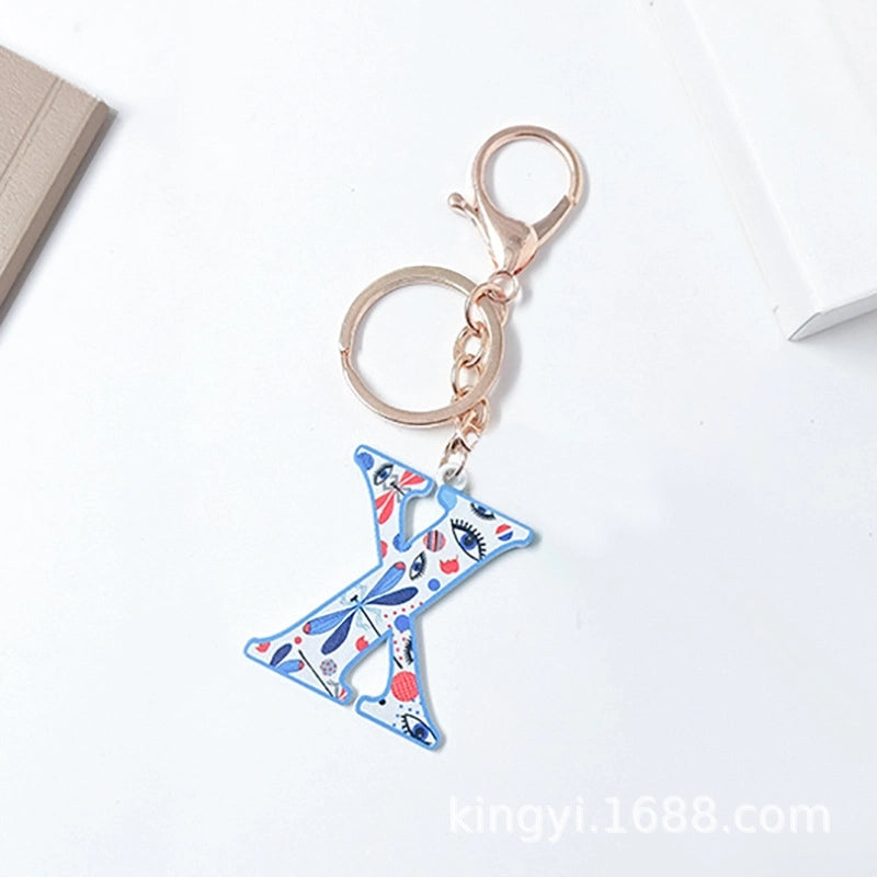 Elegant Streetwear Letter Pu Leather Alloy Women’s Bag Pendant Keychain
