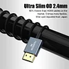 MOSHOU HDMI 2.1 Ultra Thin Flexible Micro HDMI to HDMI 8K@60Hz 4K@120Hz for Gimbal GoPro Hero 7 Camera Stabilizer Laptop SIKAI CASE