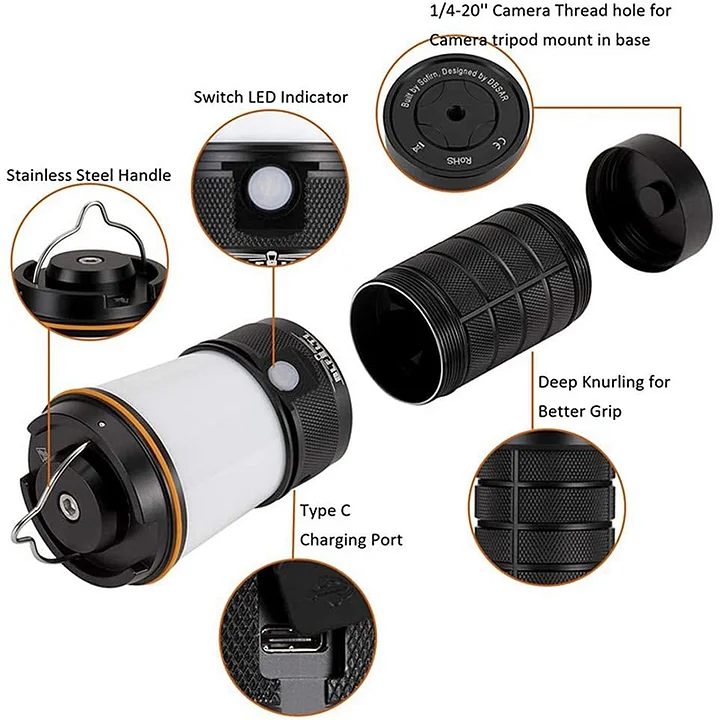 Sofirn Anduril 2.0 LT1 800ルーメン ランタン Sofirn BLF LT1 Anduril 2.0 Rechargeable Lantern