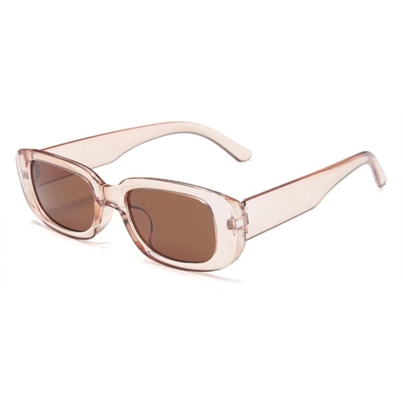 Minimalist Color Block Pc Oval Frame Patchwork Full Frame Women’s Sunglasses