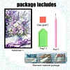 Special Shaped Lavender Flower Diamond Painting Journal Notebook Kit