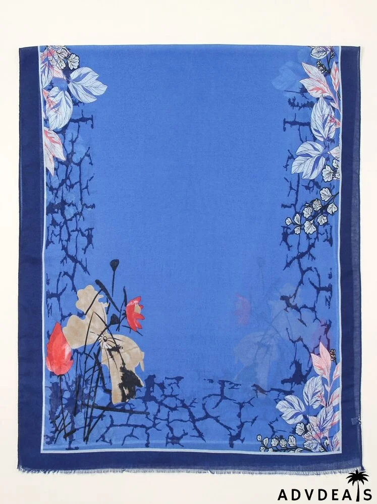 Floral Print Scarf