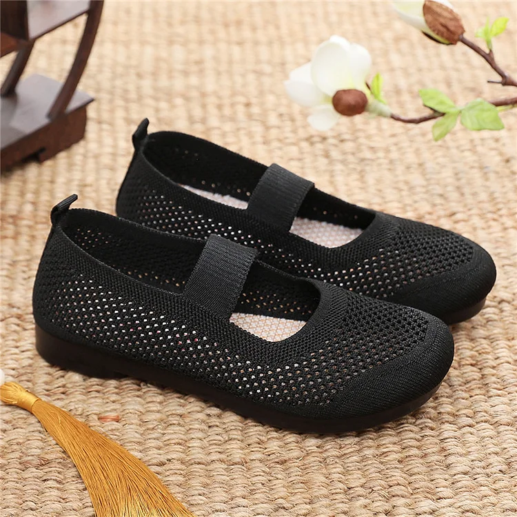 Breathable Orthopedic Mary Jane Shoes With a Low Heel And Correction Function  Stunahome.com