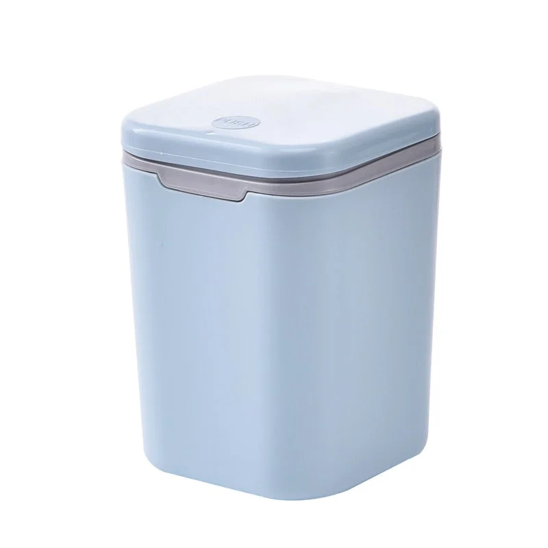 2021 New mini smart trash can zero waste trash can recycle bin kitchen bin Nordic simple removable desktop trash can