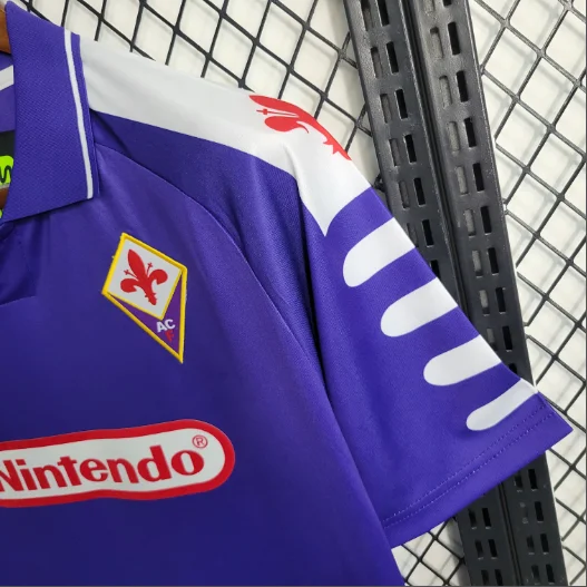 Retro 98-99 Florence Fiorentina Home Thai Version Football Shirt