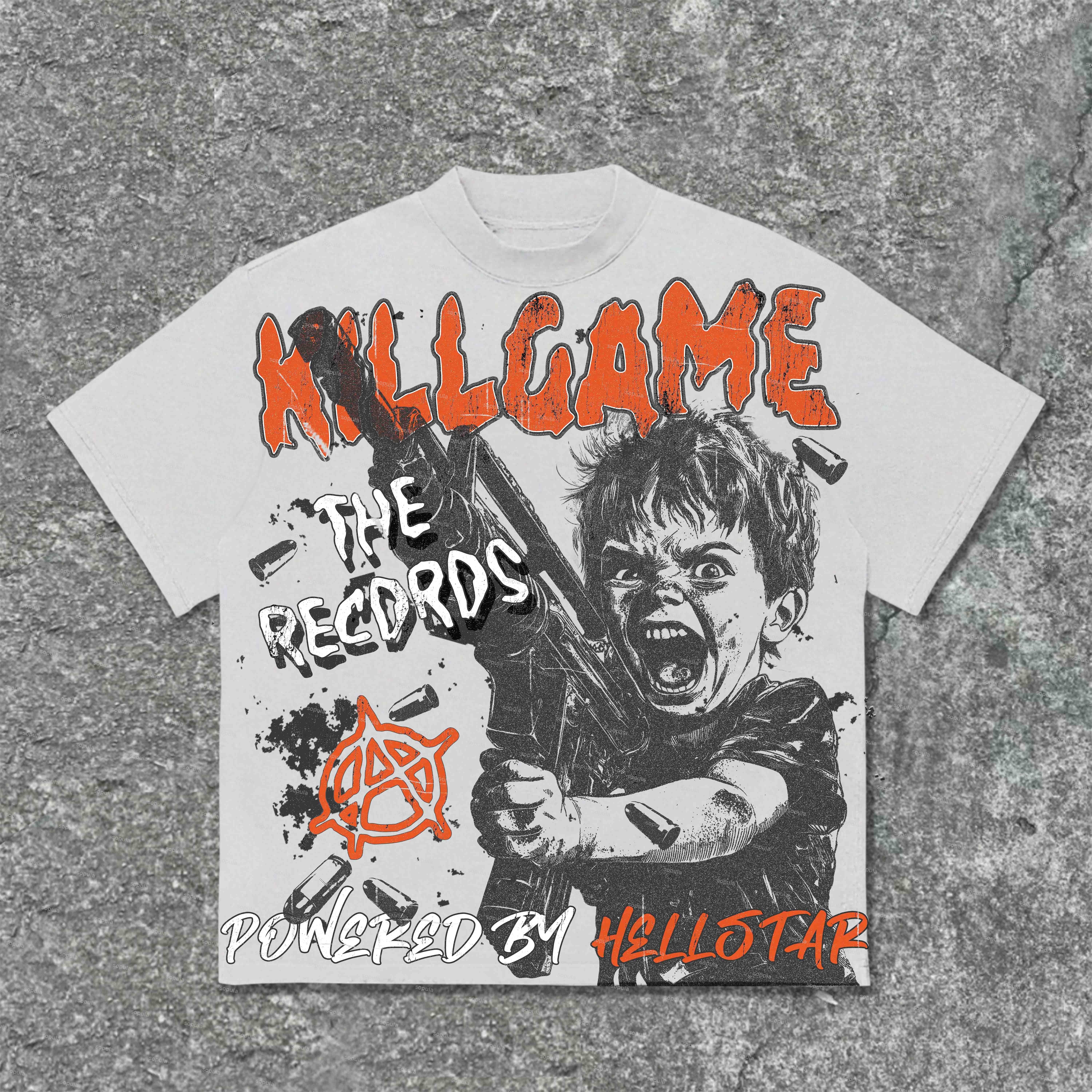Sopula Street Killgame Makes Old Graphics Cotton T-Shirt - SOPULA