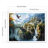 (US Local)Scenery-11CT Stamped Cross Stitch Kit(65x50cm)