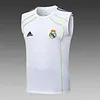 2025/2026 Real Madrid Pre-Match Training White Vest+Shorts Football1:1 Thai Quality