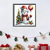 (40*40cm)Christmas Snowman Balloon - Full Round Drill Diamond Painting