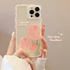 Transparent Cartoon Prints Silicone iPhone 15 Plus Cases For Girls