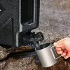 Camping Water Jug with Faucet Portable Water Bucket for Car Camping (Black)