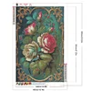 (40*60cm)Vintage Rose - Full Round Drill Diamond Painting