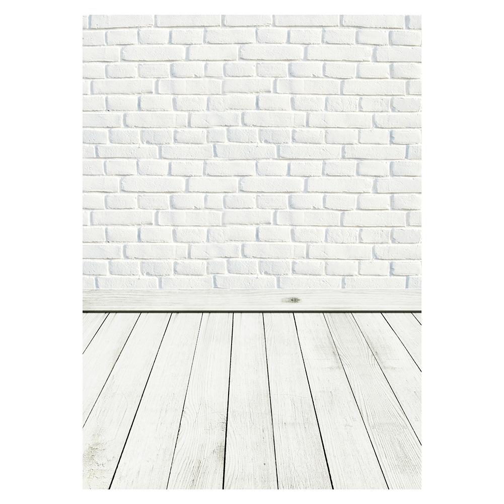 

White Brick Photography Backdrops Studio Video Art Cloth Photo Background, 0.9x1.5m, 501 Original