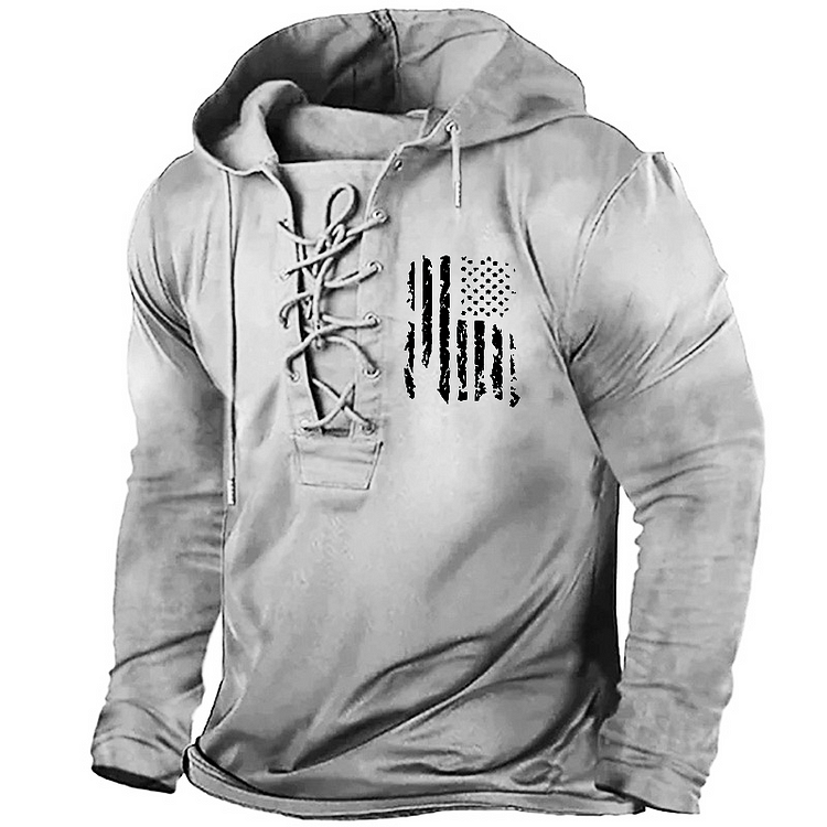 American Flag Retro Hoodie