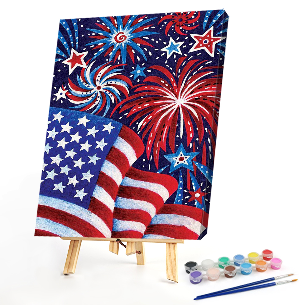 

40*50CM - Paint By Numbers - Independence Day, 501 Original
