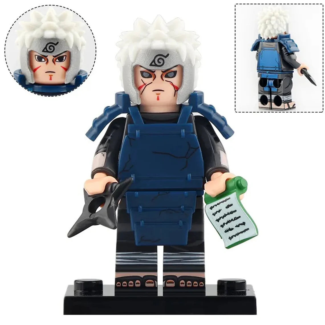 Tobirama Senju Custom Anime Minifigure LBS monstertoys