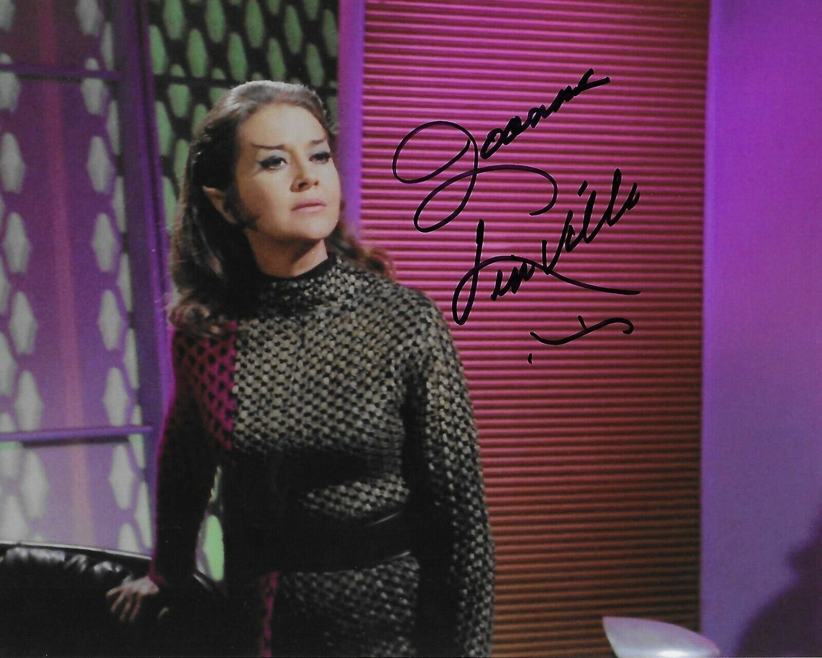 Joanne Linville RIP 1928-2021 Original Autographed 8x10 Photo Poster painting - Star Trek TOS #8