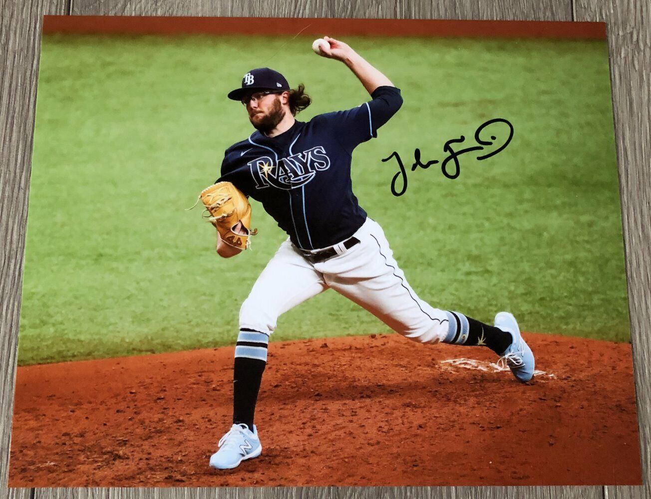 JOSH FLEMING SIGNED AUTOGRAPH TAMPA BAY RAYS 8x10 Photo Poster painting B w/EXACT PROOF