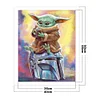Yoda - 11CT Counted Cross Stitch - 40*50cm