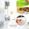 2pcs Flower Bird Diamond Painting Double-sided Crystal Window Suncatcher Craft Set Birthday Gifts Home Garden Decor Hanging Kit