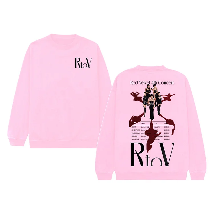 Red best sale velvet sweatshirt