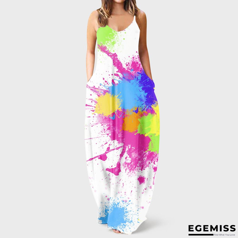 Butterfly Neck Sleeveless Strap Long Dress Black Dresses | EGEMISS