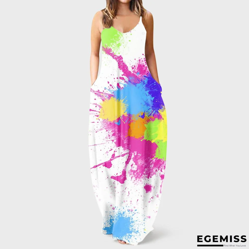 Butterfly Neck Sleeveless Strap Long Dress Black Dresses | EGEMISS