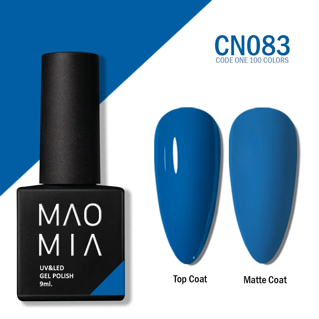 MAOMIA CODE ONE Gel Polish 100 Colors Soak Off UV/LED 9ML Professional Salon Nail Paint Semi Permanent Manicure