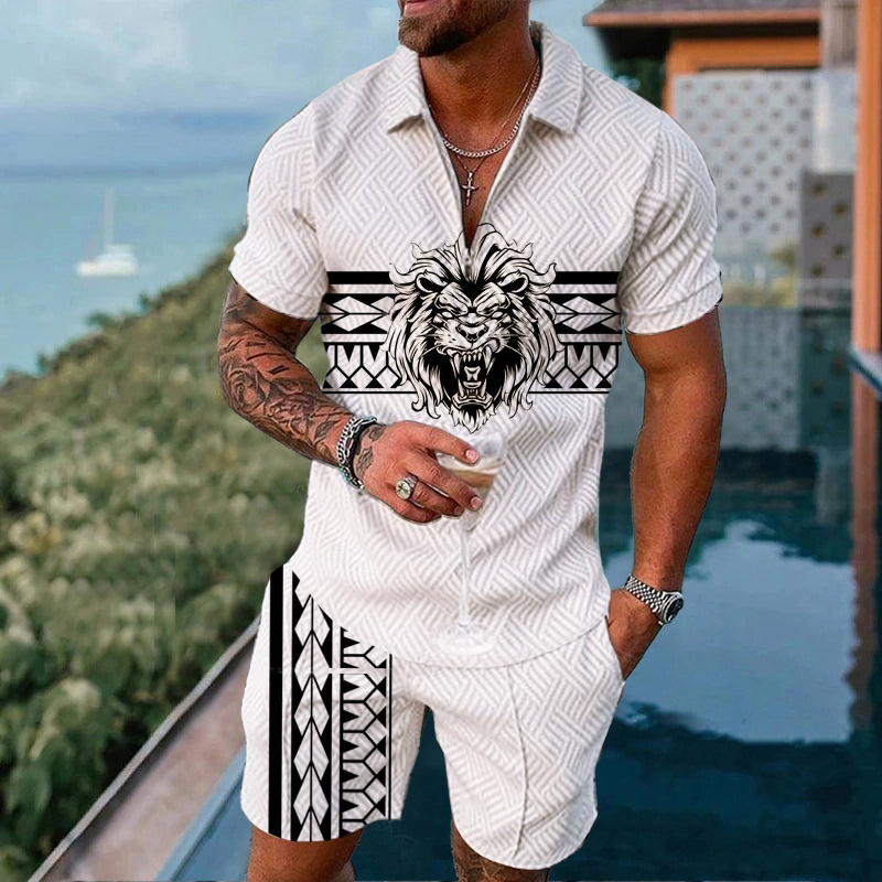 Men's Casual Fashion Polo Suit