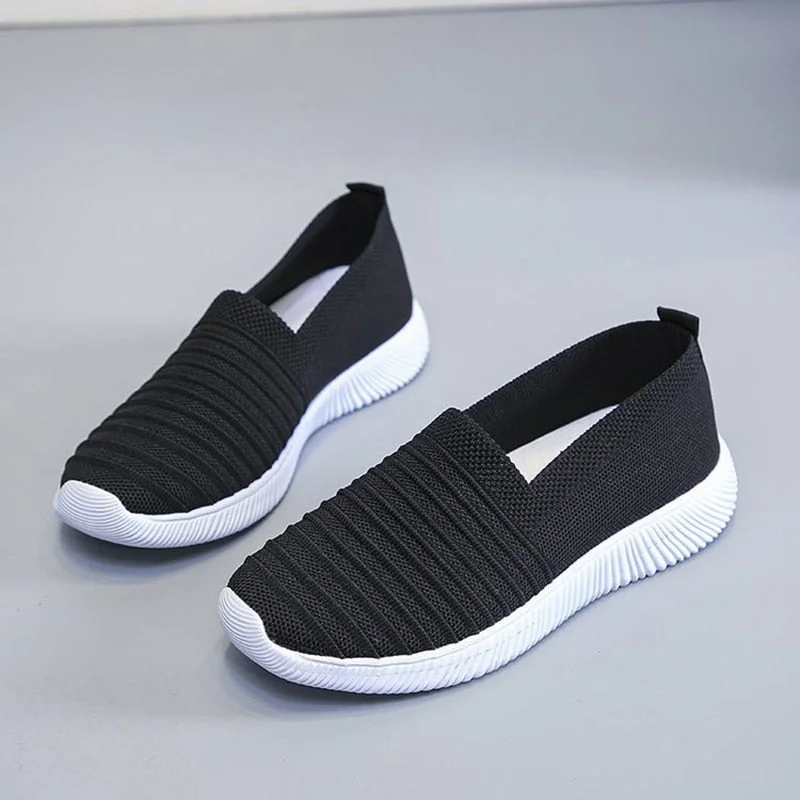 2021 Women Sneakers Fashion Socks Shoes Casual White Sneakers Summer knitted Vulcanized Shoes Women Trainers Tenis Feminino