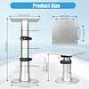 [US Local Warehouse] Pneumatic Table Leg Base Detachable 3-Level Adjustable Aluminum Alloy Table Base